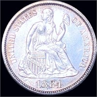 1884 Seated Liberty Dime UNCIRCULATED