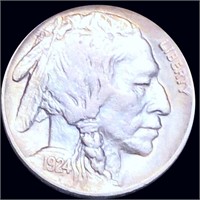 1924 Buffalo Head Nickel ABOUT UNCIRCULATED