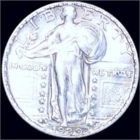 1929-S Standing Liberty Quarter CLOSELY UNC