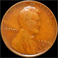 1909-S Lincoln Wheat Penny LIGHTLY CIRCULATED