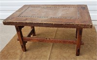 California Mission Mesquite Ranch Table Copper Top