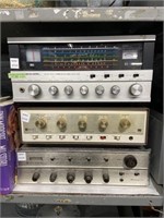 Lot: 2 Vintage Amplifiers and a Receiver.
