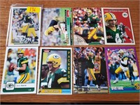 Lot of 8 Brett Favre cards Green Bay Packers