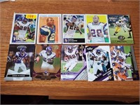 Lot of 10 Adrian Peterson Cards Minnesota Vikings