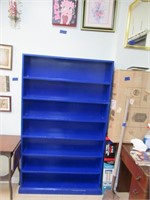 Blue CD and/or DVD Shelf