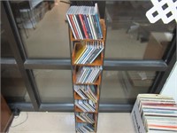 CD rack with Misc CDs
