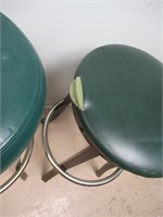 2 Miss-Matched Restaurant Bar Stools-Heavily Used