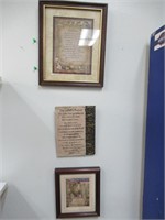 Religious Plaques and Picture