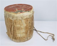 Antique Hopi Pueblo Indian Painted Rattle Drum