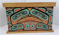 Northwest Coast Tlingit Indian Bentwood Box