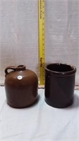 Stone Crock & Jug