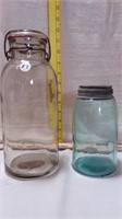 Old Jars With Original Lids