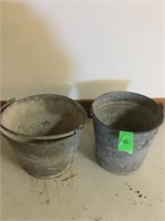 2 Tin Pails