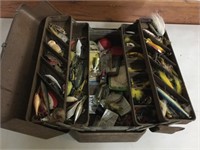 Tin Tackle Box Full of Tackle