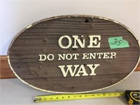 Wooden Sign