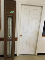 Leaded Glass Door Panel