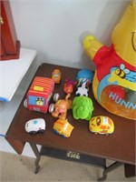 Blow up Winnie the Poo and Cars for Toddlers