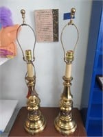 Matching Gold Colored Lamps