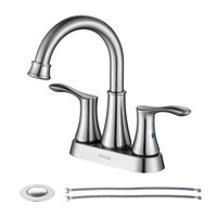 Bathroom Sink Faucet With Pop-Up Drain