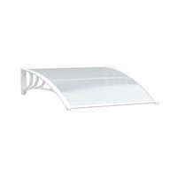 Overhead Front 3 ft. W x 3 ft. D Plastic Awning