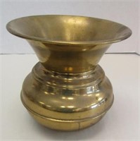 7 In Tall Brass Spittoon