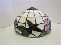 12 In Stain Glass Lamp Shade W/Hummingbirds