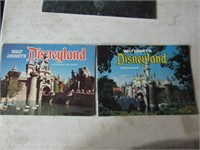2 Vintage Walt Disney Disneyland Pictorial Of Park