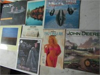 7 Collectible Pictorial Calendars (For Adults)