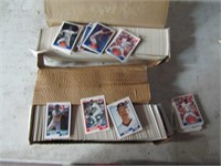2 Sleeves Full of 80s Baseball Cards- Water Damage