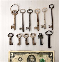 Vintage Keys - Skeleton, Cabinet, Locks