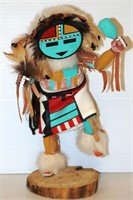 Sun Native American Kachina Doll Signed