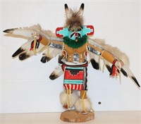 Eagle Native American Kachina Doll Signed