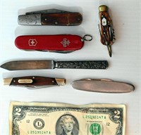Knives Lot - Buck, Swiss, Friodur, Boxer