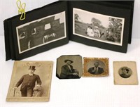 Antique Photo Book, Tin-Types & Astoria Gentleman