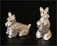 Christofle Lumiere Silverplate Scottie Dogs