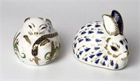 Royal Crown Derby Rabbit and Mouse