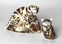 Royal Crown Derby Cat and Tiger