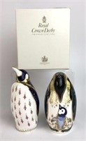 Royal Crown Derby Penguins