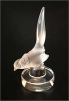 Lalique Crystal Pheasant Figurine