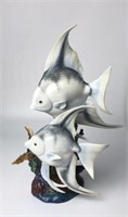 Large Lladro "Underwater Explorers" Fish Figurine