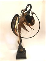 "Leda" Bronze Sculpture by Angelo Basso