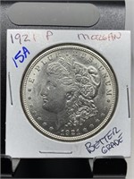 1921 HIGH GRADE MORGAN SILVER DOLLAR