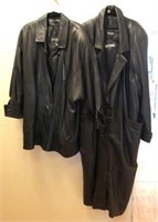 San Marco and Tibor Leather Coats
