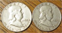 Franklin  half dollar 1950