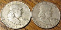 Franklin  half dollar 1960