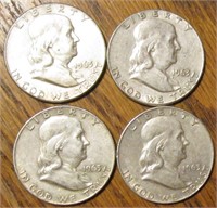 Franklin  half dollar  1963