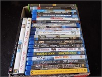 Lot Blu-Ray(17), DVD(4),1 XBox & 1 PS3 game