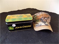 John Deere Tin and Buckhunters Hat