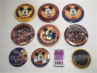 Collection of 10 Disney Disneyana Convention Pins