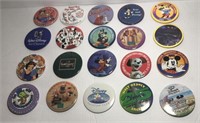 Collection of 20 Misc. Disney Pins Incl 2 Flashers